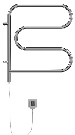 Электро 25 F-обр 500х500 поворотный Полотенцесушитель  TERMINUS Сыктывкар - фото 2
